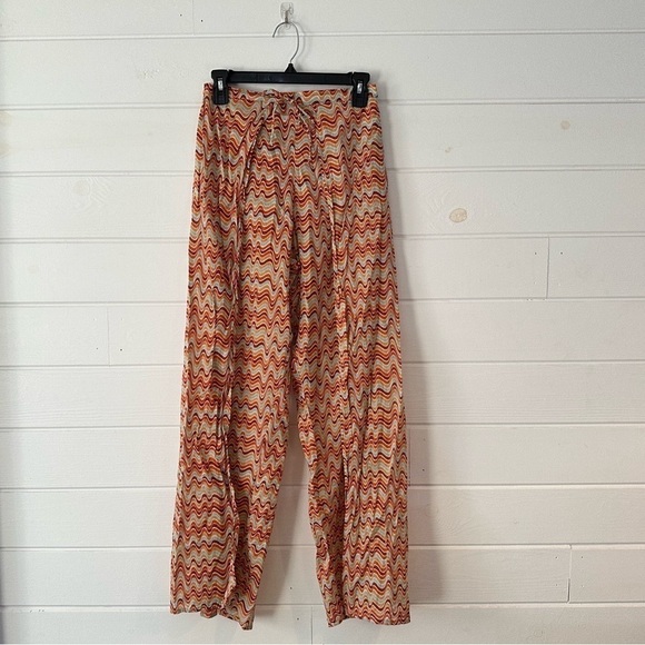 Faithfull the Brand Montero Pull-On Cover Up Pants Vadella Handmade Boho Flowy 6 - Picture 9 of 16